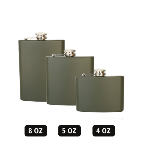 Flasque de survie en acier inoxydable