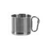 Tasse Inox avec Anse Mousqueton : Légère et Pratique pour l'Aventure