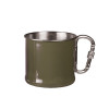 Tasse Inox avec Anse Mousqueton : Légère et Pratique pour l'Aventure