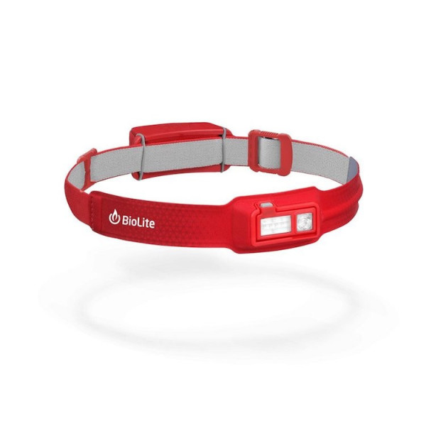 Lampe Frontale BIOLITE HL330 Rouge : Légère, Puissante, Polyvalente