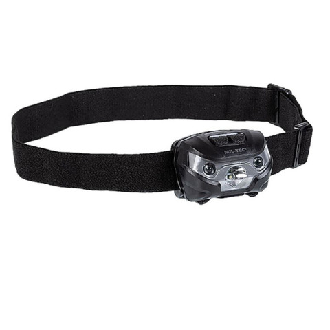 Lampe frontale Mil-Tec® (CREE XPE) noire