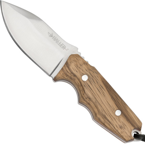 Couteau Haller d'extérieur en bois zebrano – Élégance et robustesse