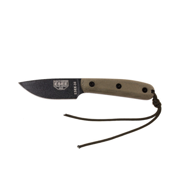 Couteau ESEE Model 3 HM : Lame robuste pour aventure en pleine nature