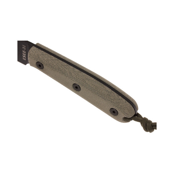 Couteau ESEE Model 3 HM : Lame robuste pour aventure en pleine nature