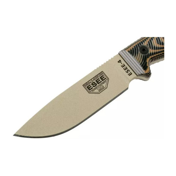 Couteau ESEE Model 4 Desert Tan : Précision, Durabilité, Outdoor