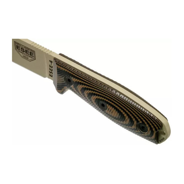 Couteau ESEE Model 4 Desert Tan : Précision, Durabilité, Outdoor