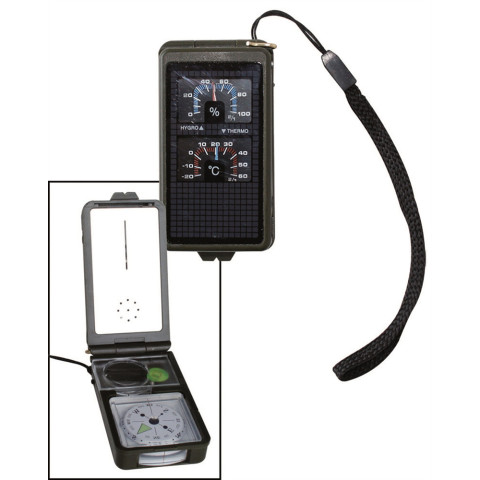Boussole 10 fonctions : orientation compacte de poche