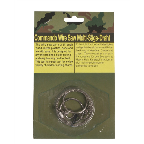 Scie Commando à anneaux : chaîne inox 52 cm, 25 g