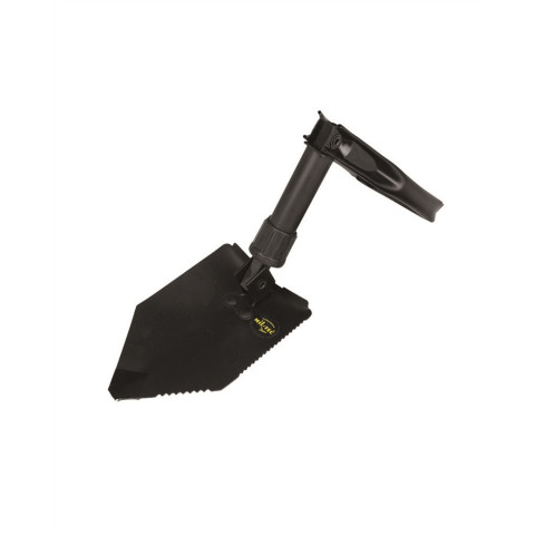 Pelle pliable BW/US à bord dentelé, avec étui