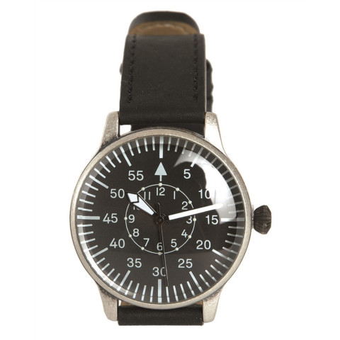 Montre pilote Mil-Tec rétro : boîtier laiton, quartz